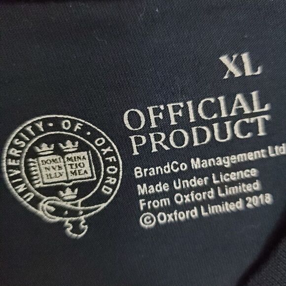 University Of Oxford Mens T-Shirt Size XL Rowing Crew Graphic Navy Blue LN cond! - Picture 2 of 6